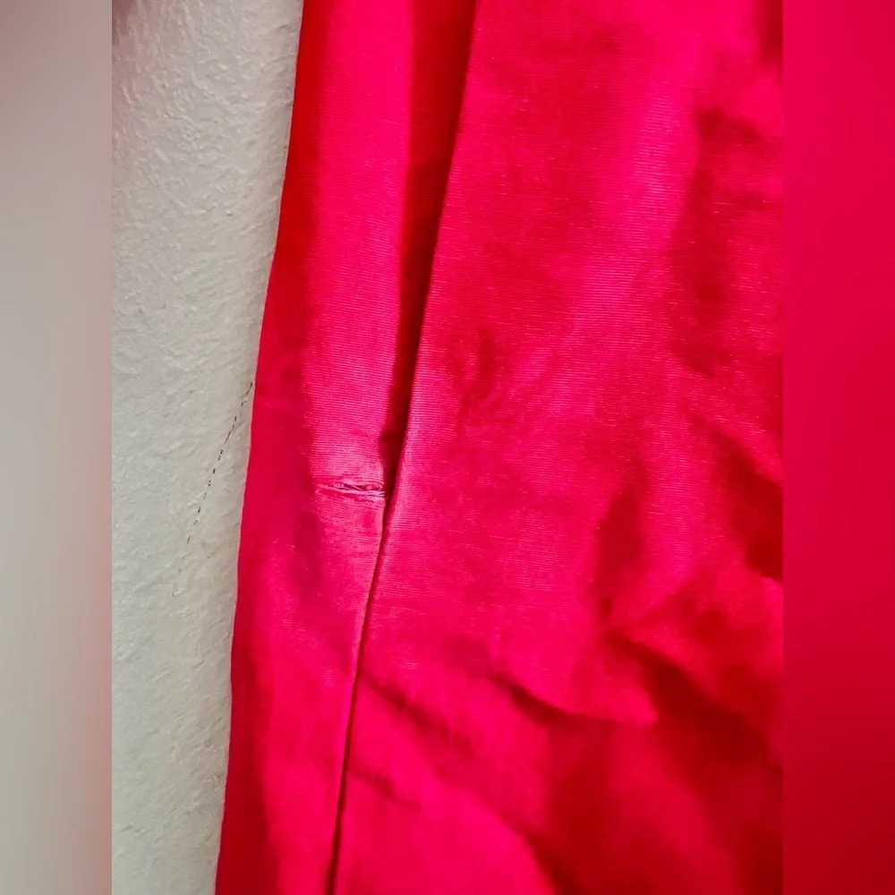 Kate Spade Dorothy Coat In Lollipop Red With Bow Jacket Size Small - Picture 5 of 7